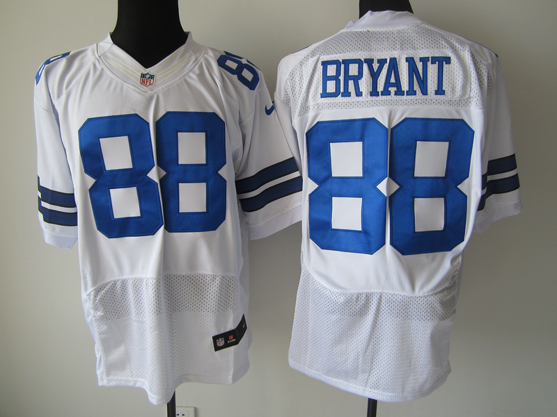 Dallas Cowboys 88 Bryant White Nike Elite Jersey